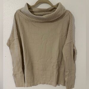 Free People Juicy Long Sleeve Waffle Top